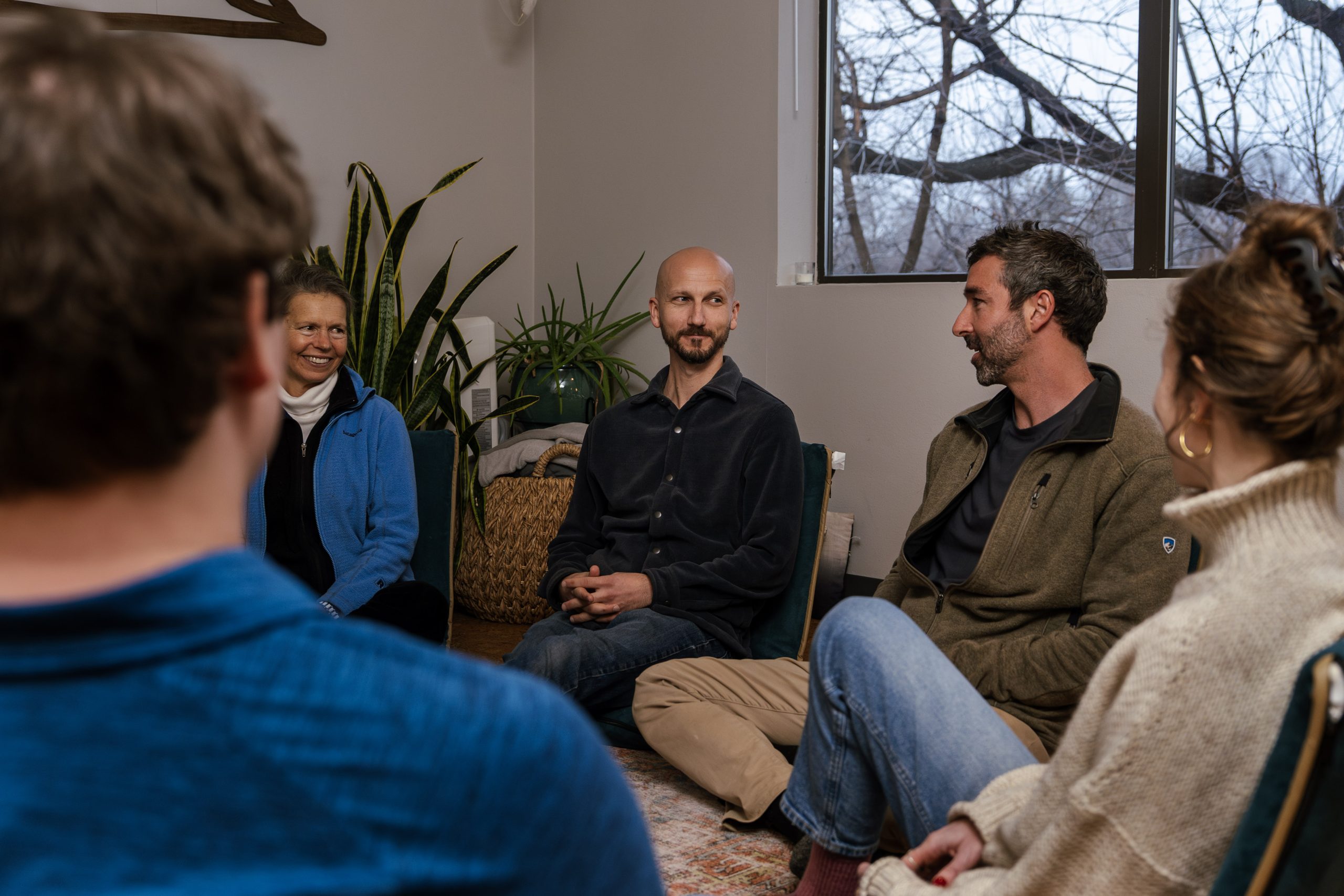 21-CW_04587 copy A small-group authentic relating conversation at the Colorado Connection Collective